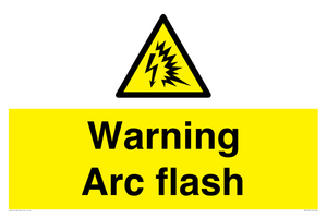 WE7776: Warning Arc flash