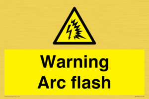 WE7776: Warning Arc flash