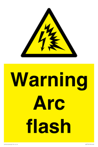 WE7776: Warning Arc flash