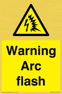 WE7776: Warning Arc flash