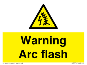 WE7776: Warning Arc flash