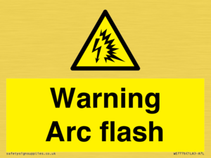 WE7776: Warning Arc flash