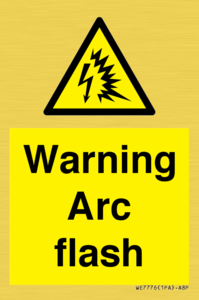 WE7776: Warning Arc flash
