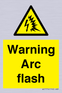WE7776: Warning Arc flash