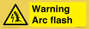 WE7776: Warning Arc flash