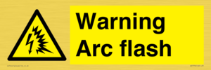 WE7776: Warning Arc flash