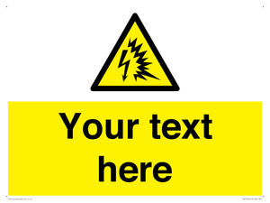 WE7796: Custom warning Arc flash