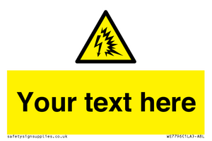 WE7796: Custom warning Arc flash