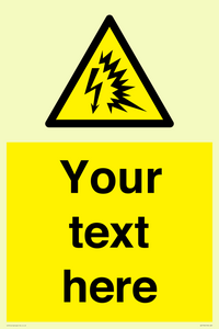 WE7796: Custom warning Arc flash