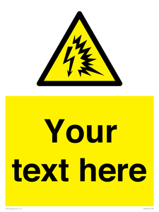 WE7796: Custom warning Arc flash