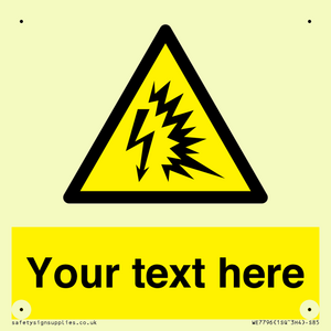 WE7796: Custom warning Arc flash
