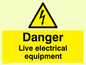 WE78: danger live electrical equipment