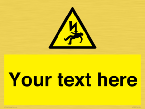 WE7822: Custom Warning danger of death by electrocution
