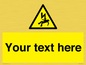 WE7822: Custom Warning danger of death by electrocution