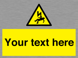 WE7822: Custom Warning danger of death by electrocution