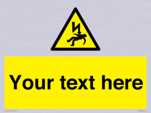 WE7822: Custom Warning danger of death by electrocution