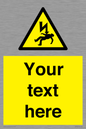 WE7822: Custom Warning danger of death by electrocution