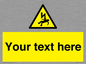 WE7822: Custom Warning danger of death by electrocution