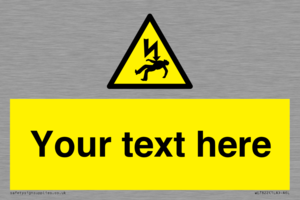 WE7822: Custom Warning danger of death by electrocution