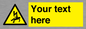 WE7822: Custom Warning danger of death by electrocution