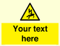 WE7822: Custom Warning danger of death by electrocution