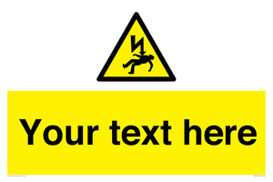 WE7822: Custom Warning danger of death by electrocution