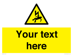 WE7822: Custom Warning danger of death by electrocution