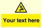 WE7822: Custom Warning danger of death by electrocution