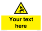 WE7822: Custom Warning danger of death by electrocution