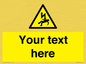 WE7822: Custom Warning danger of death by electrocution