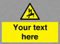 WE7822: Custom Warning danger of death by electrocution
