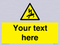 WE7822: Custom Warning danger of death by electrocution