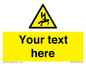 WE7822: Custom Warning danger of death by electrocution