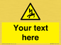 WE7822: Custom Warning danger of death by electrocution