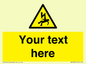 WE7822: Custom Warning danger of death by electrocution