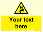 WE7822: Custom Warning danger of death by electrocution