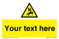WE7822: Custom Warning danger of death by electrocution