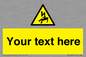 WE7822: Custom Warning danger of death by electrocution