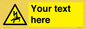 WE7822: Custom Warning danger of death by electrocution