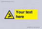 WE7822: Custom Warning danger of death by electrocution