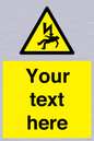 WE7822: Custom Warning danger of death by electrocution
