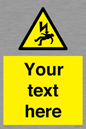 WE7822: Custom Warning danger of death by electrocution