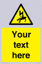 WE7822: Custom Warning danger of death by electrocution