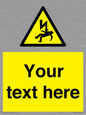 WE7822: Custom Warning danger of death by electrocution