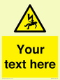 WE7822: Custom Warning danger of death by electrocution