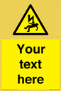 WE7822: Custom Warning danger of death by electrocution