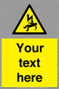 WE7822: Custom Warning danger of death by electrocution