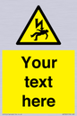 WE7822: Custom Warning danger of death by electrocution