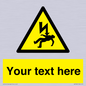 WE7822: Custom Warning danger of death by electrocution