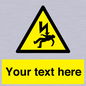 WE7822: Custom Warning danger of death by electrocution